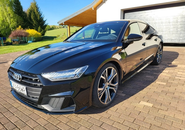 Audi A7 cena 187000 przebieg: 37700, rok produkcji 2019 z Tuchola małe 154